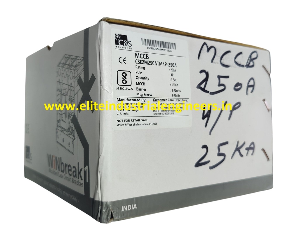 C&S MCCB CSE2M250ATM4P-250AMP 25kA