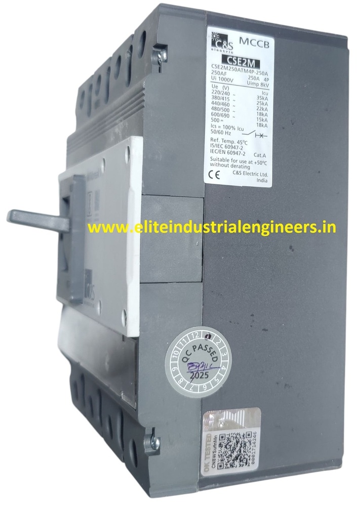 C&S MCCB CSE2M250ATM4P-250AMP 25kA