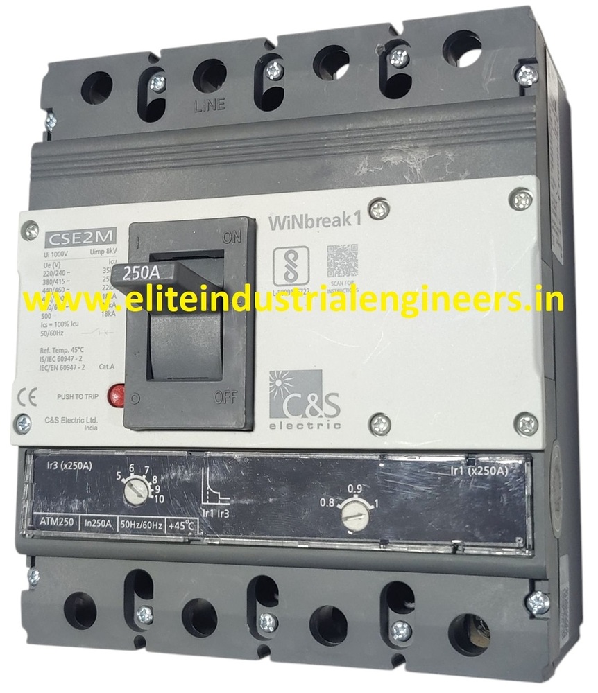 C&S MCCB CSE2M250ATM4P-250AMP 25kA