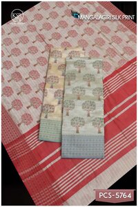MANGALAGIRI SILK PRINTED SAREES