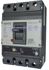 C&S MCCB CSE2M250ATM3P-160AMP 25kA