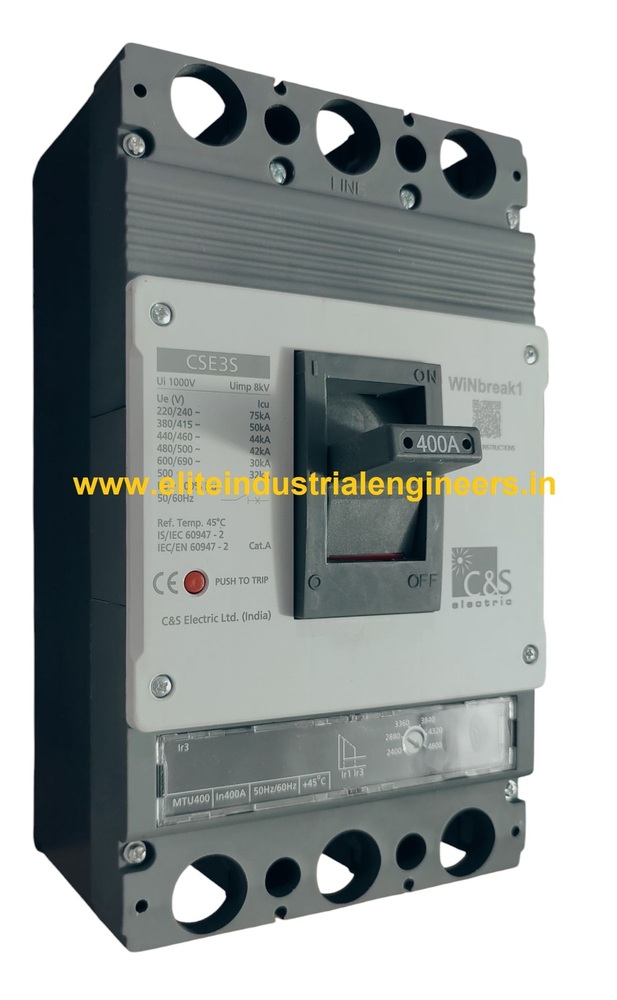 C&s Mccb Cse3s400mtu3p-400a 50ka - Application: For Industrial