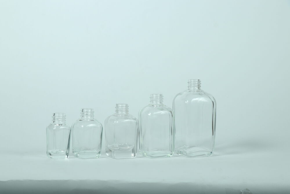 15-100ml Clear Square Dropper Bottle - Material: Glass