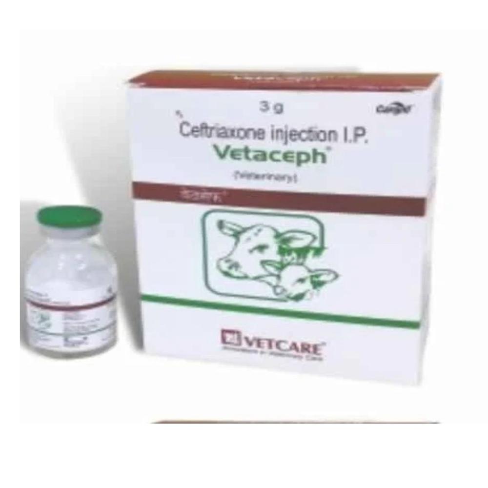 Vetaceph 3gm Ceftriaxone sodium Injection
