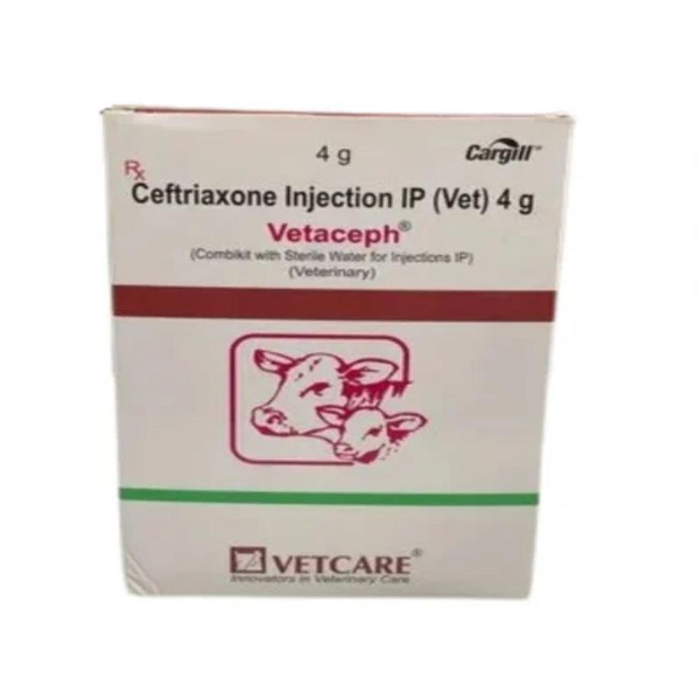 Vetaceph 4gm Ceftriaxone sodium Injection