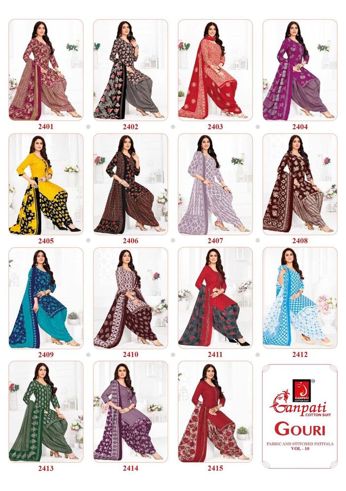 Ganpati Gouri Vol-10  Dress Material