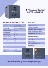 20 KVA Single Phase Servo Voltage Stabilizer