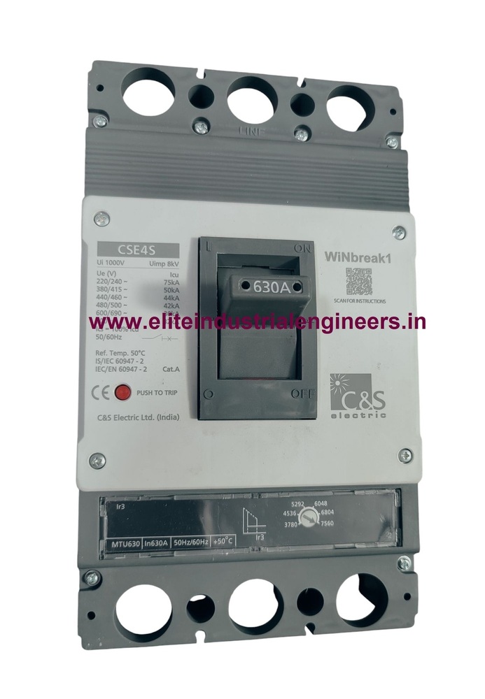 C&S MCCB CSE4S630MTU3P-630A 50kA