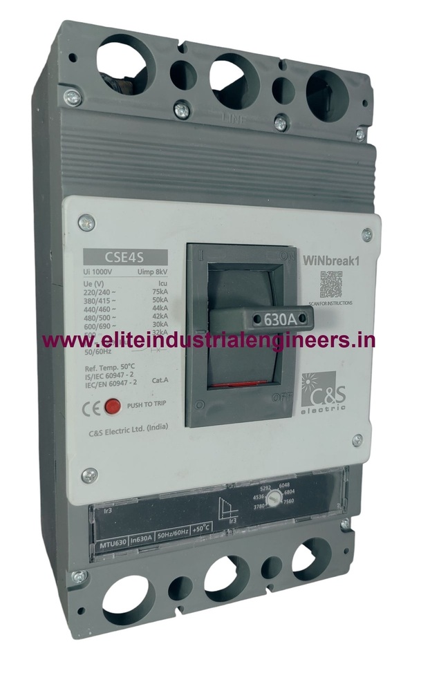 C&s Mccb Cse4s630mtu3p-630a 50ka - Application: For Industrial