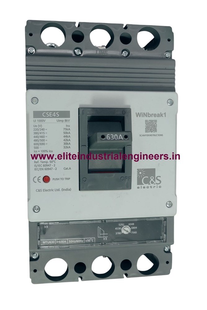 C&s Mccb Cse4s630mtu3p-630a 50ka - Application: For Industrial