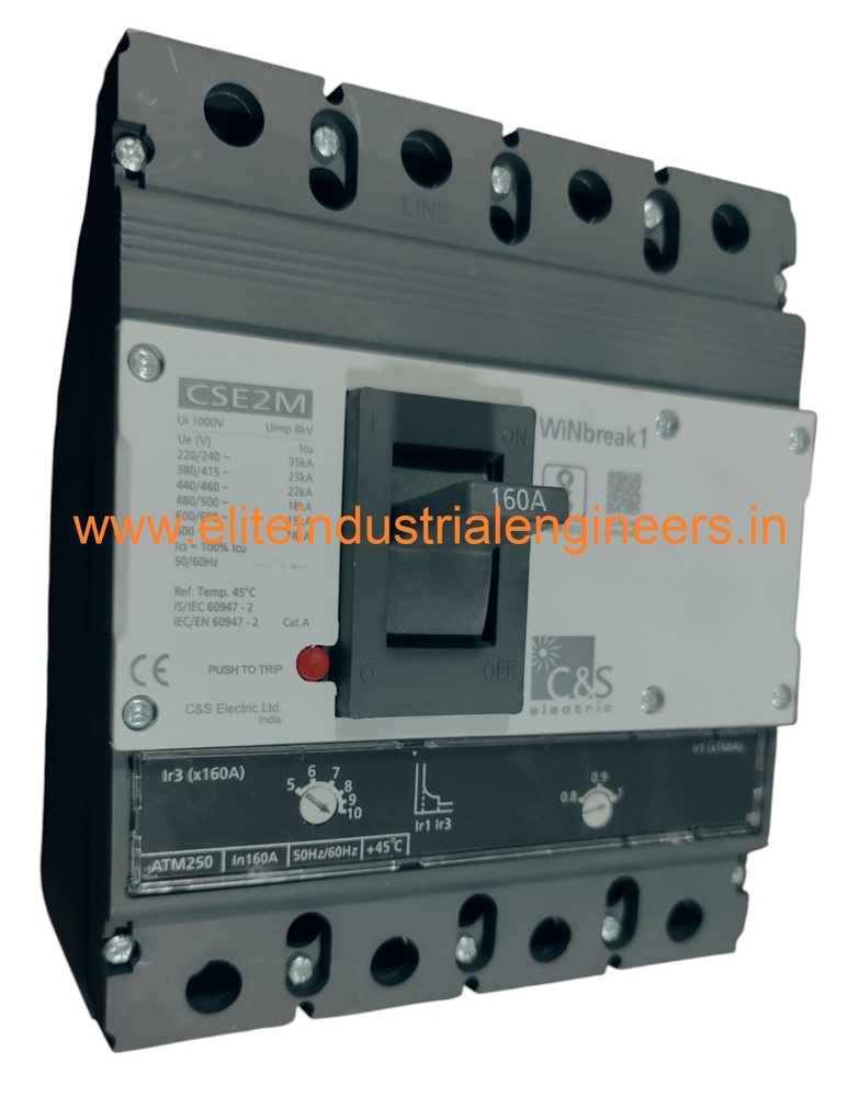 C&S MCCB CSE2M250ATM4P-160A 25kA