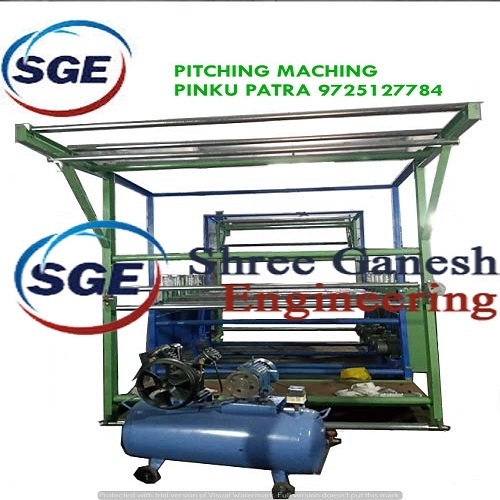 Mild Steel Fabric Pitching Machine