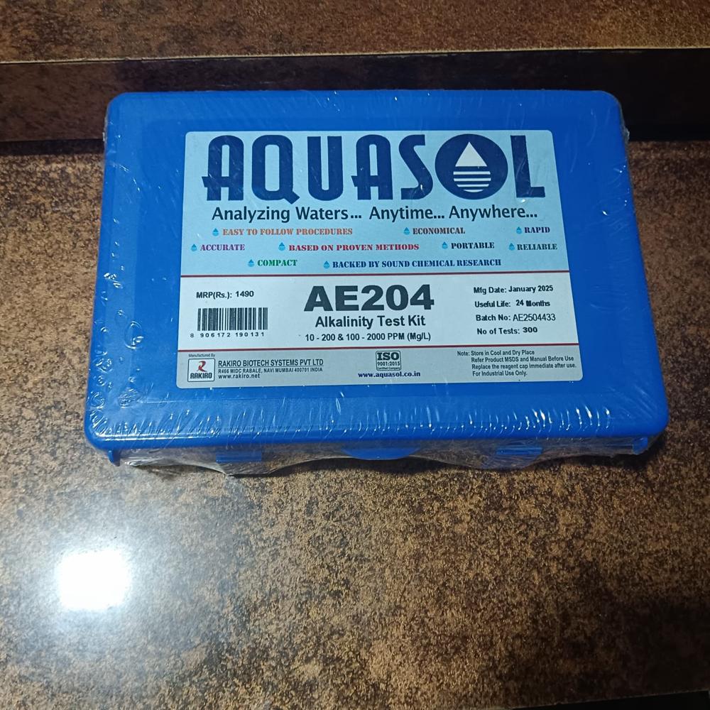 क्षारीयता परीक्षण किट, Aquasol, AE-204