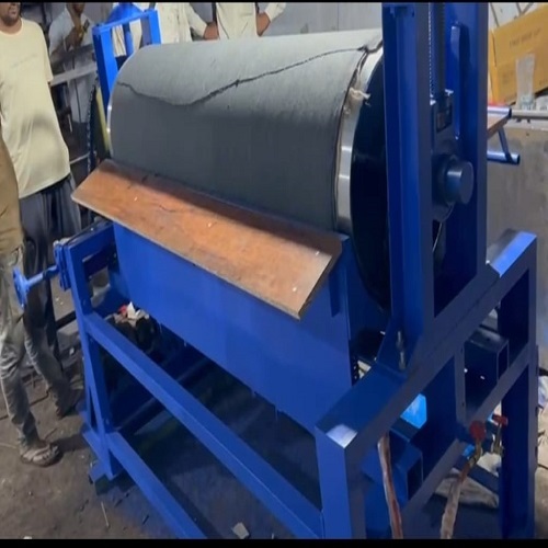 Saree Roll Polish Machine - Color: Blue