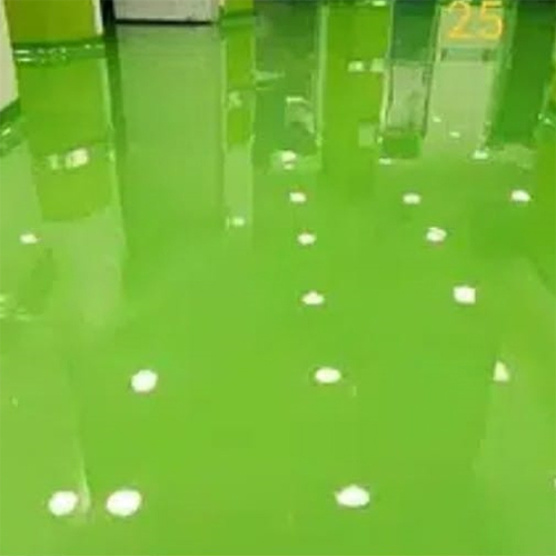 Industrial Epoxy Flooring Services - Blue, 2-5mm Thickness | Hardness 80-90 Shore D, 60 Mpa Compressive Strength, Excellent Chemical Resistance