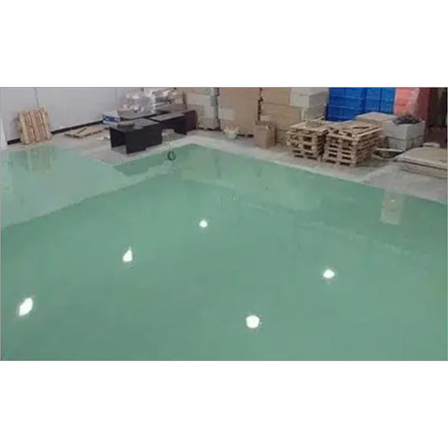 Industrial Epoxy Flooring Services - Blue, 2-5mm Thickness | Hardness 80-90 Shore D, 60 Mpa Compressive Strength, Excellent Chemical Resistance