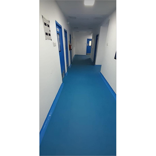 Pu Flooring Services - Epoxy Pu, 3 Mm Thickness, Blue Color | High Durability, Chemical Resistance, Professional Application In 7 Days