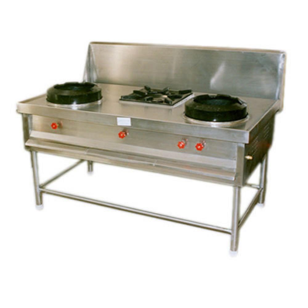 Three Burner Chinese Range 