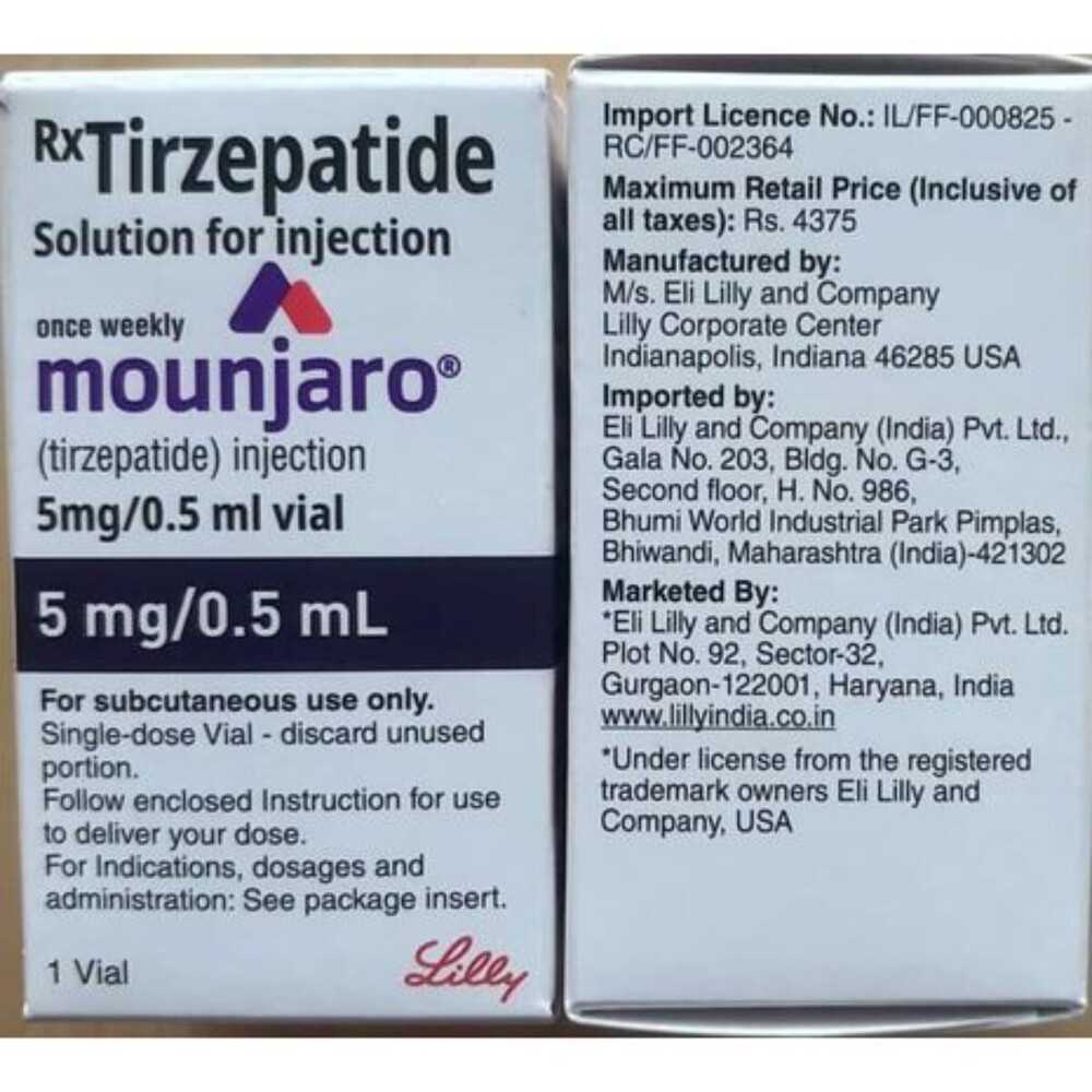 tirzepatide 5mg 0.5 ml Mounjaro 5mg/0.5 Ml Injection at 100.00 INR at Best Price in Mumbai