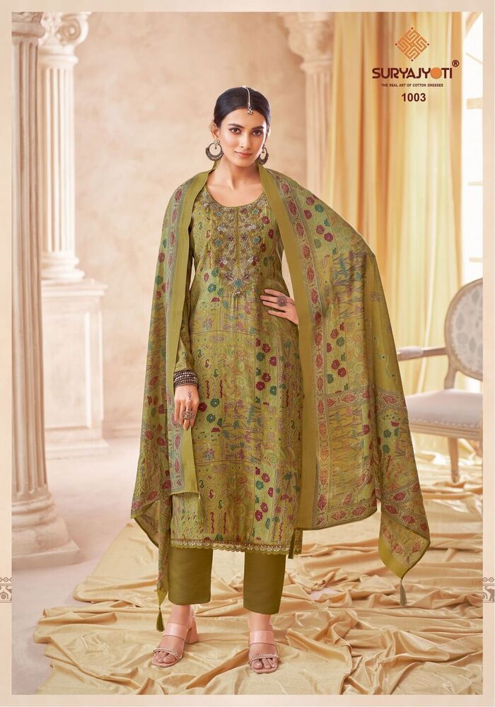 SuryaJyoti Kesha Vol-01  Dress Material