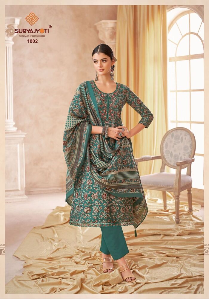 SuryaJyoti Kesha Vol-01  Dress Material