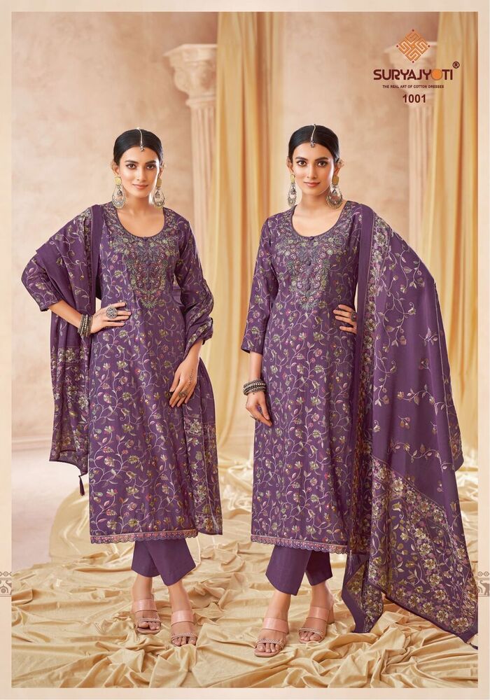SuryaJyoti Kesha Vol-01  Dress Material