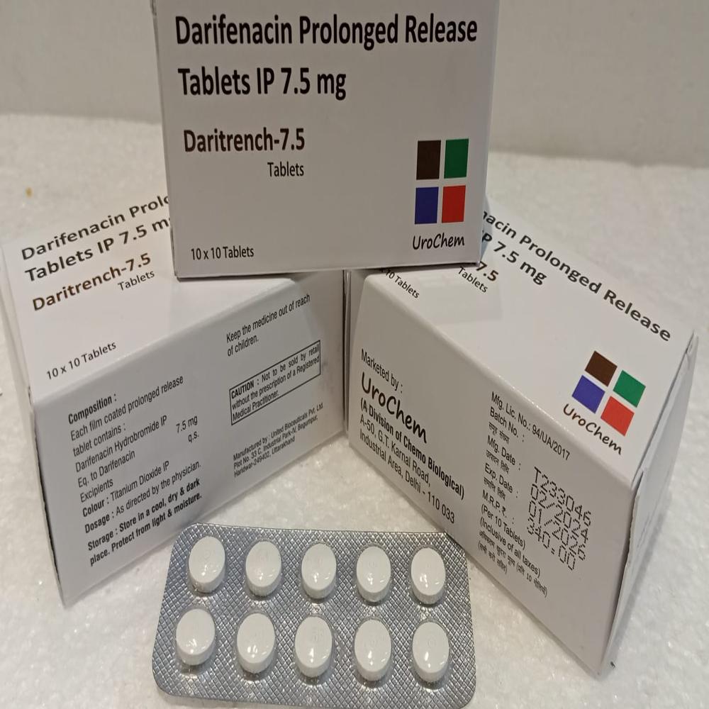 Darifenacin Prolonged Release Tablets 7.5 mg