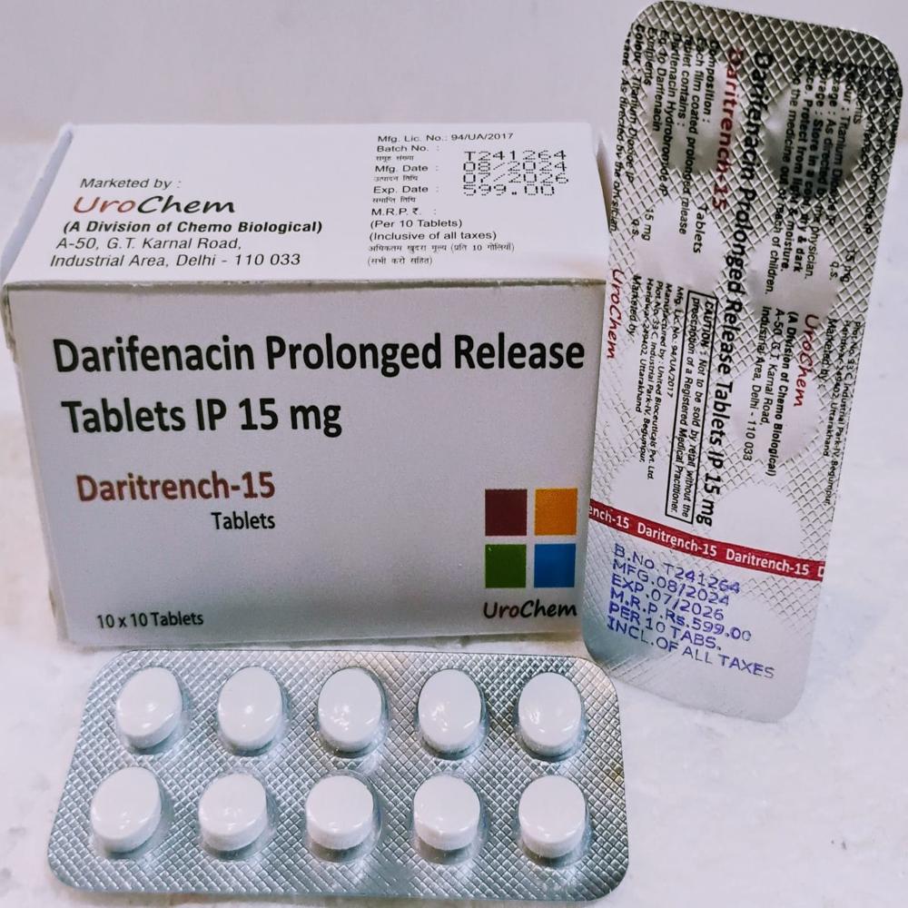 Darifenacin Prolonged Release Tablets 7.5 Mg - Storage Instructions: Dry Place