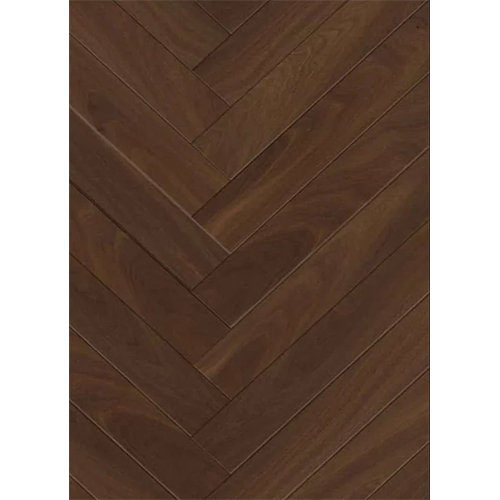 Wooden Laminate Flooring - Fiberboard Material, 0-5 mm Thickness, Brown Color | Easy to Install, Sound Absorption, Customizable Shape