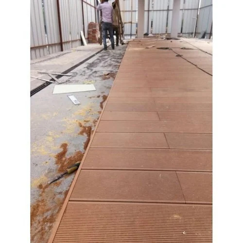 Brown WPC Deck Flooring