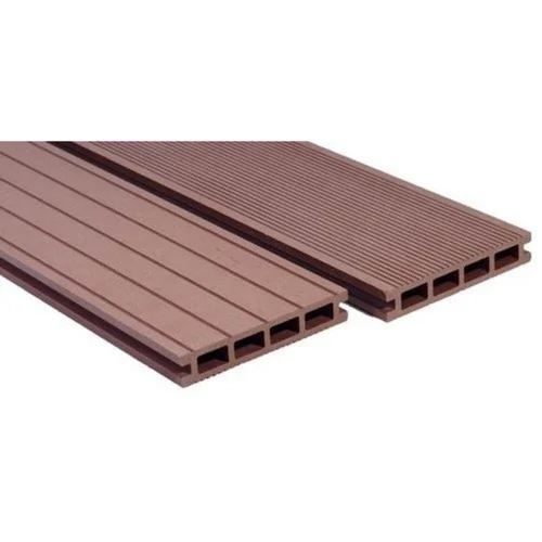 Dark Brown Wpc Deck Flooring - Feature: Easy To Install