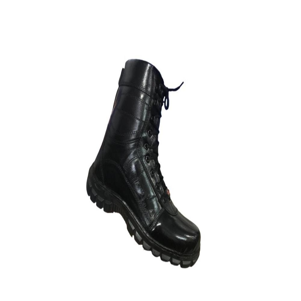 Army Dms Shoes - Genuine Leather, Lightweight Black Boot | Comfortable Inner Lining, Anti-sweat, Anti-slippery Airmix Sole, Dry Cleanable
