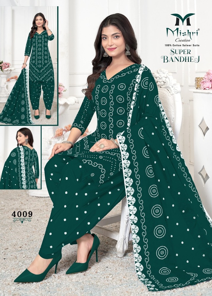 Mishri Super Bandhej Vol-04  Dress Material