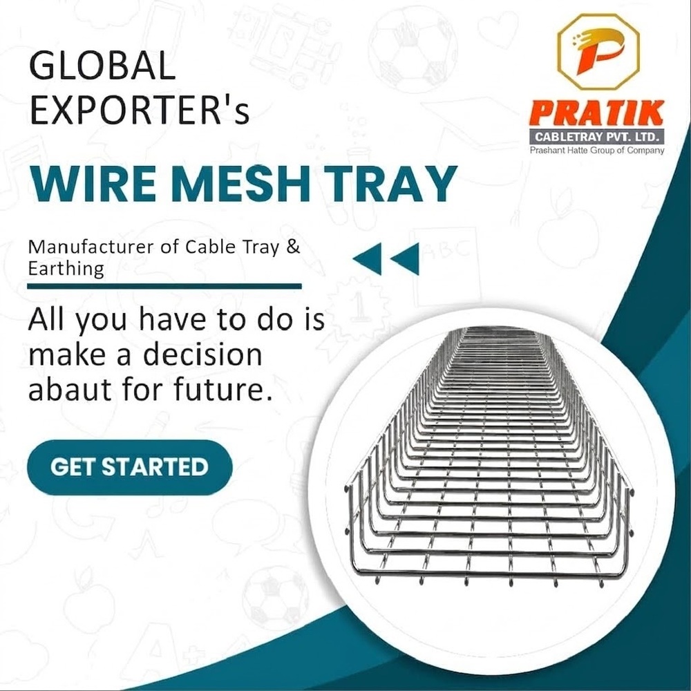 Wiremesh Tray - Length: 2.5 - 4 Millimeter (Mm)