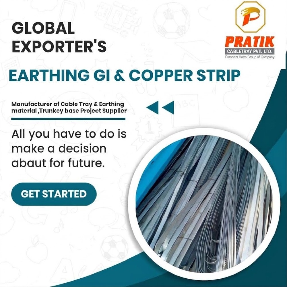 Earthing Strip Gi  & Copper - Length: 2.5 Millimeter (Mm)