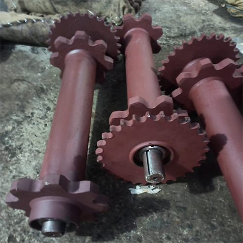Paver Machine 8 Teeth Pipe Roller