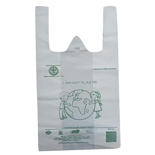 W Cut Compostable Carry Bag