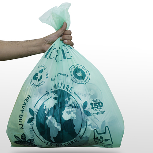 Compostable Garbage Bag - Color: White