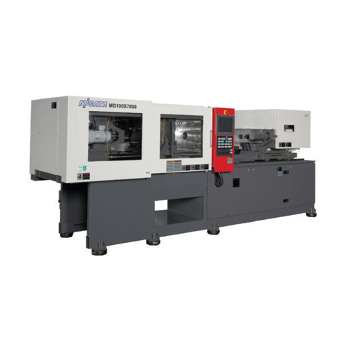 Used Horizontal Plastic Injection Moulding Machine - Color: Silver