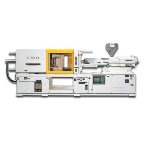 Used Horizontal Plastic Injection Moulding Machine - Color: Silver