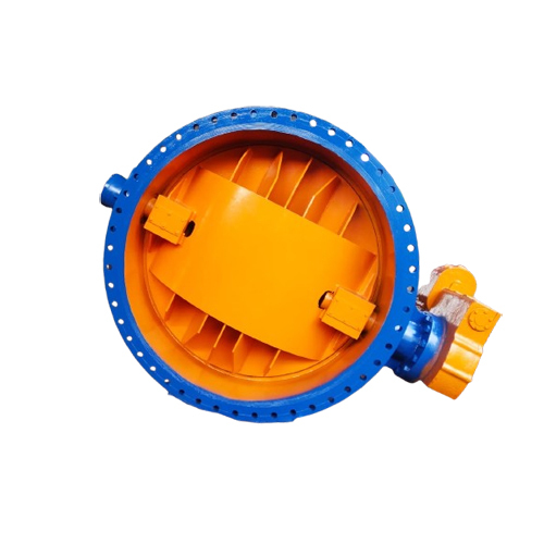 Industrial Butterfly Valve - Color: Blue