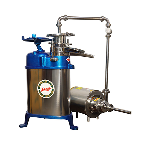Lakshmi Cream Separator AE-1-PFS 1000LPH SS Electric 1HP 220V 50Hz 1P  with Milk Pump, Flow Controller, SS Pipeline Fitting. 