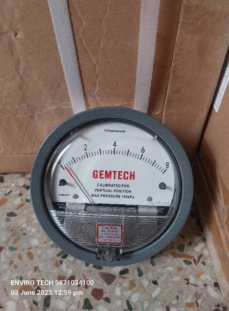 GEMTECH Differential Pressure Gauge Dealers Near Kolmet Hospital