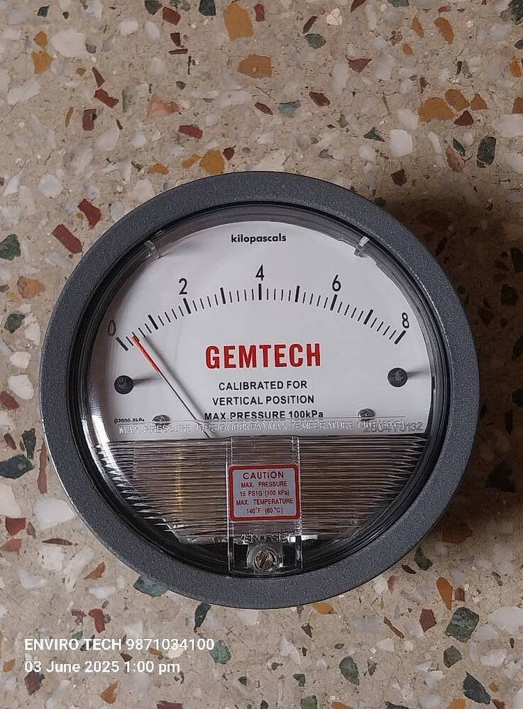 GEMTECH Differential Pressure Gauge Dealers Near Gujarmal Modi Hospital