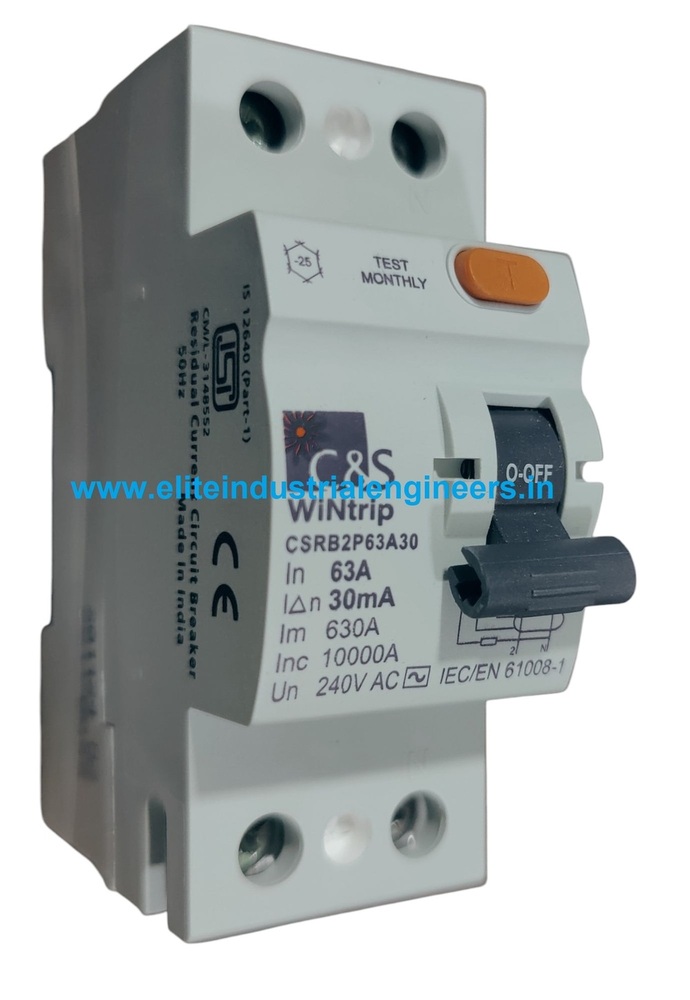 C&s Rccb 63a 2p - Features: High Accuracy