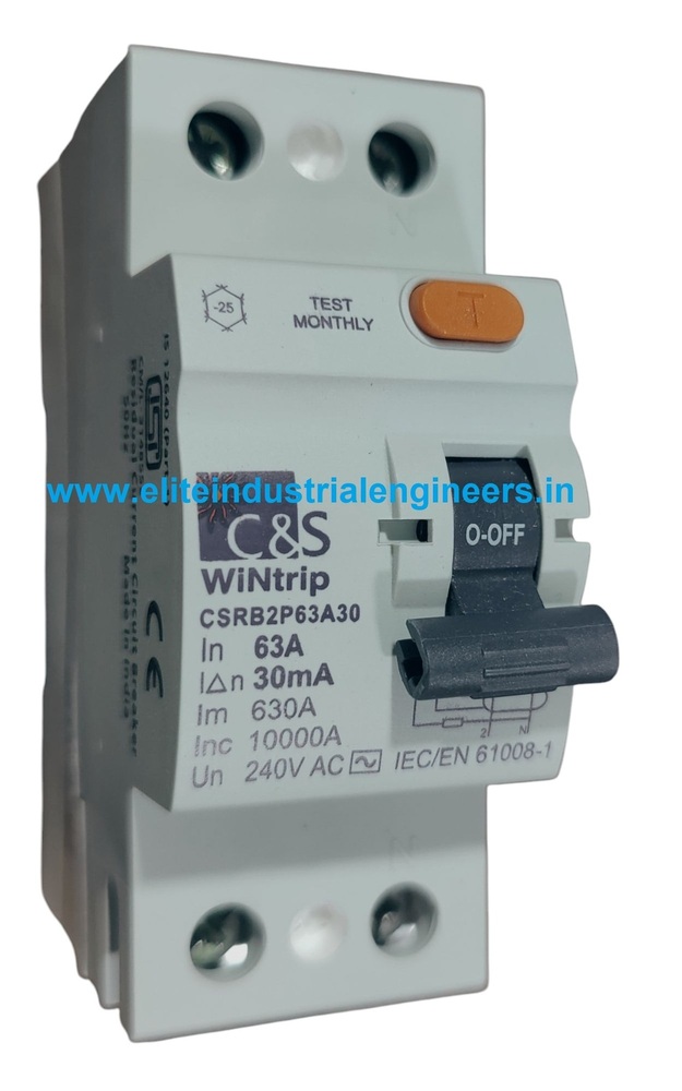 C&s Rccb 63a 2p - Features: High Accuracy