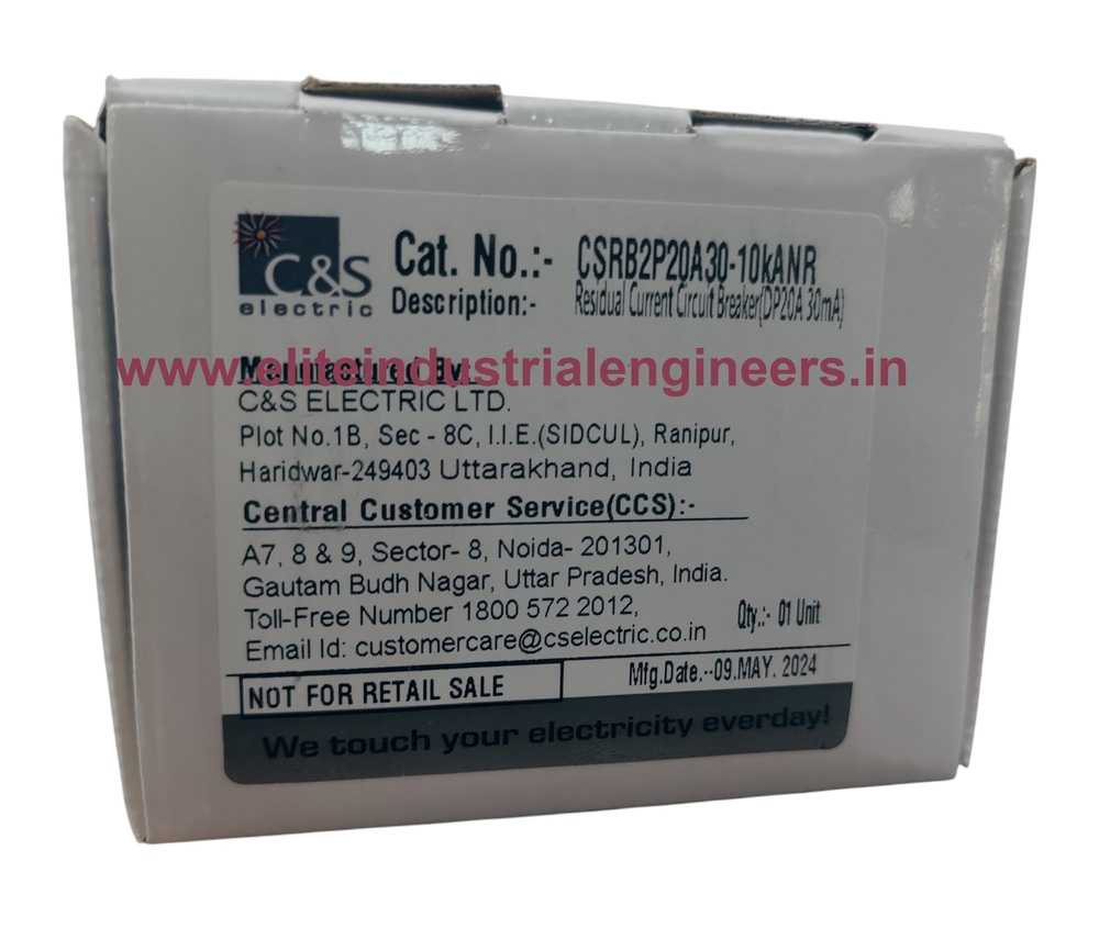 C&s Rccb 20a 2p - Features: High Accuracy