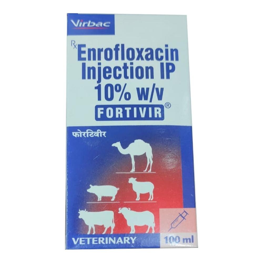 FORTIVIR 10% Enrofloxacin 100ml Injection