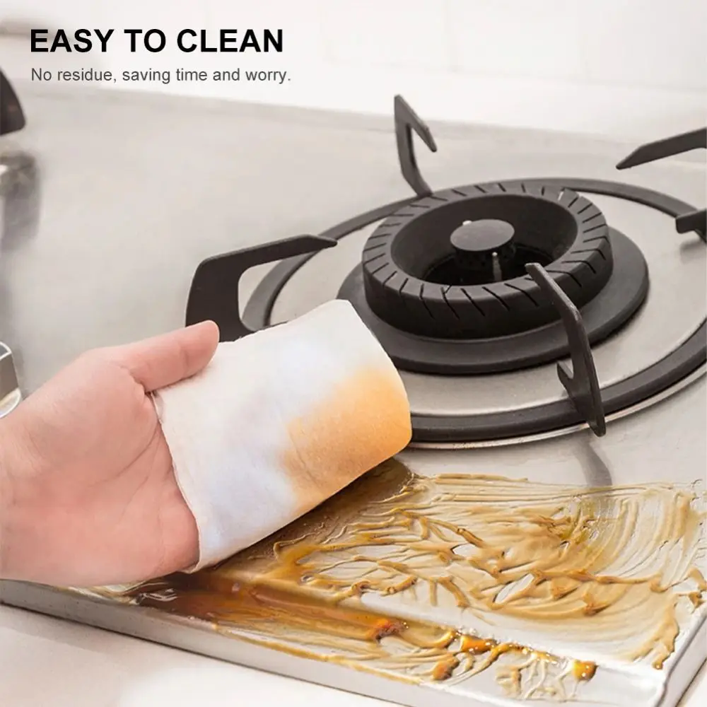 Kitchen Cleaning Wipes Disposable Kitchen Wet Tissues For Removing Grease Oil Food Stains & Glass