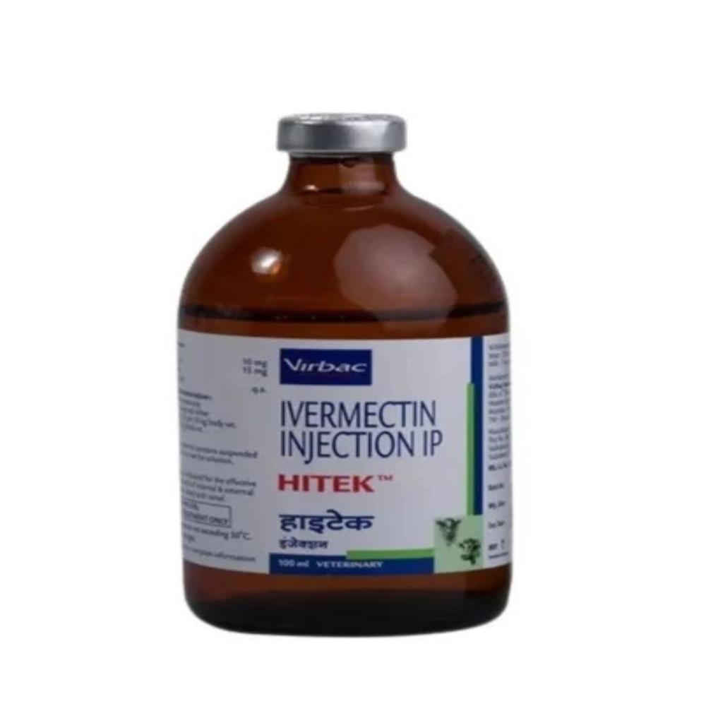 Hitek Ivermectin 100ml Injection - Packaging Type: Bottle